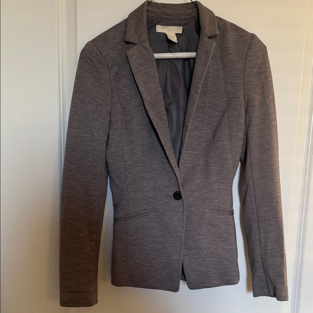 Women’s H&M Suit Jacket / Blazer Women’s Gray Size 2